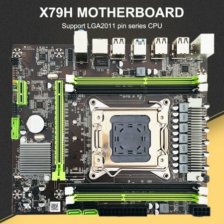 Akoyovwerve For Intelx79H H91 B85 H81 Lga 2011 Motherboard Micro Atx 4 Ddr3 1333 1600 1866 Reg Ecc Recc Usb 3.0 Sata 3.0 Xeon X79 Lga2011 (Best Atx Motherboard For Htpc)