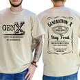 thumbnail image 2 of Gen X Generation X 1965 to 1980 Shirt– Lots of Memories No Evidence Tee – Stay Feral Vintage Humor T-Shirt – Unisex Classic Retro Graphic Top, 2 of 7