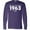 Purple, variant on Don't Let the Dream Die 1963 MLK Long Sleeve T-Shirt