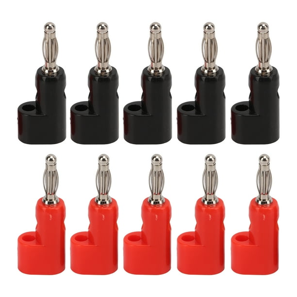 Solderless Banana Plug,5 Set Solderless Banana Stackable Solderless