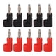 thumbnail image 1 of Juego de 5 conectores Banana sin soldadura, conector Jack apilable, adaptador de sonda J.10026, 4mm, negro y rojo, 1 of 5