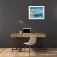 thumbnail image 3 of Beauchamp, Andy 24x20 White Modern Wood Framed Museum Art Print Titled - Marina Sailboats, 3 of 4