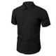 thumbnail image 1 of pstuiky camisetas para hombre, Camiseta deportiva informal de manga corta con cuello en V y cordones para hombre camisas casuales para hombre l, 1 of 5