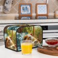 thumbnail image 6 of Yiaed Lazy Home Style Guinea Pig Print Two Slice Bread Machine Cover, Universal Size Kitchen Appliance Cover for Bread Machine,Bread Machine Cover, 6 of 7