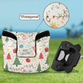 thumbnail image 6 of Haosy Marry Christmas Tree Gift Golf Mallet Putter Cover Strong Magnetic Leather Golf Club Headcover Closure, 6 of 7