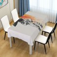 thumbnail image 3 of Yayeee Tablecloths for Rectangular Tables 60 x 60 inch Party Table Cover, White Astronaut, 3 of 6