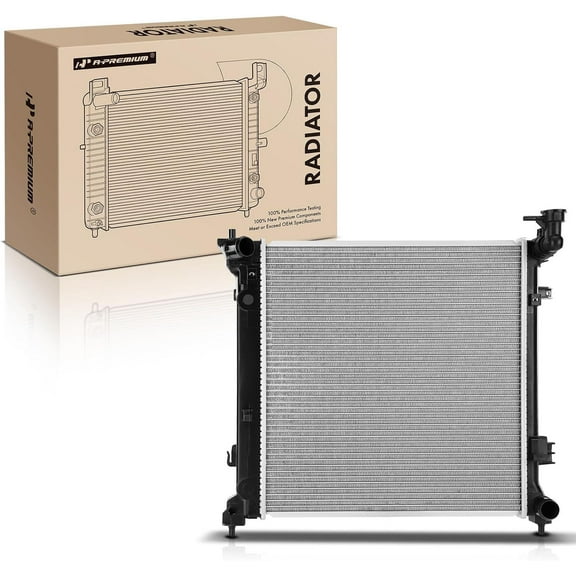 A-Premium Engine Coolant Radiator Assembly Compatible with Hyundai Sonata 2015 2016 2017 2018 2019 L4 1.6L, Replace# 25310C2200