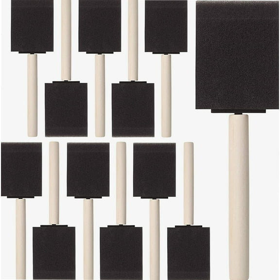Bates- Foam Paint Brushes, Sponge Brushes, Sponge Paint Brush, Foam Brushes, Foam Brushes for Painting, Foam Brushes for Staining, Paint Sponges, Foam Brushes for Mod Podge (2 inch)