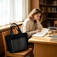 thumbnail image 6 of Large Capacity Tote Bag for Women, Gym Tote Bag with Wet Dry Separation and Multi Pocket, Travel Duffle Bag for Women Carry On, Casual Weekender Shoulder Handbag for Daily Use, 6 of 6