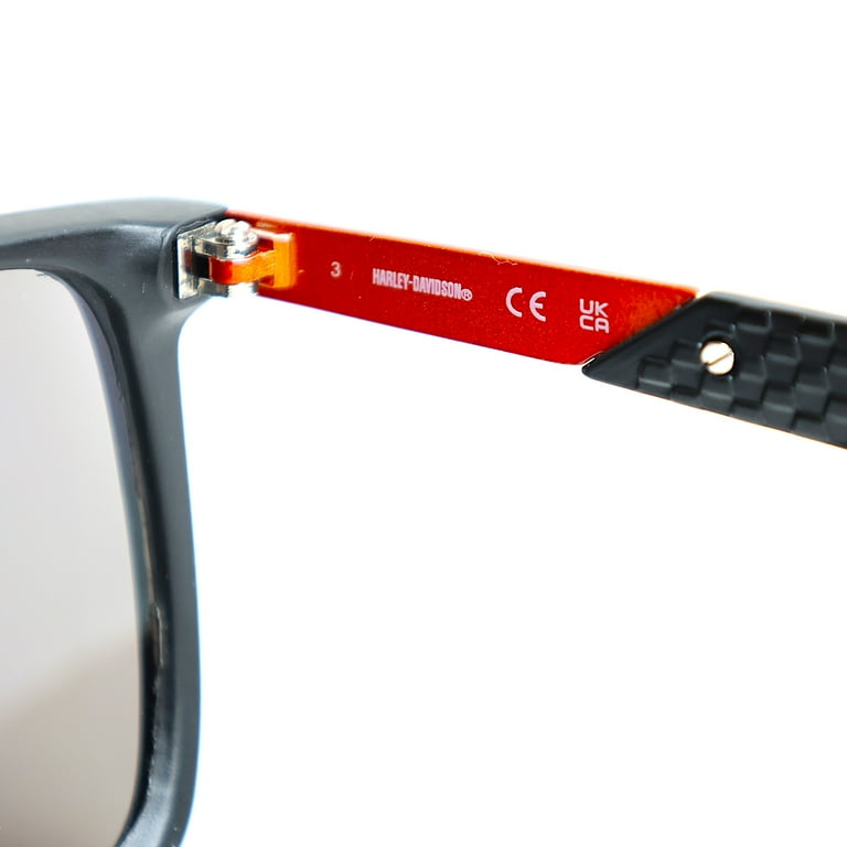 Harley-Davidson Men's Oversized Sunglasses, Matte Black Frame Harley-Davidson Men's Oversized Sunglasses, Matte Black Frame