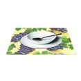 thumbnail image 3 of Ryvnso Placemats Set of 4 Grapes Fruit Dining Mats Heat-Resistant Non-Slip Washable Table Mat, 3 of 8
