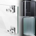 thumbnail image 4 of 4pcs Shower Door Wheels 23mm Shower Door Rollers Heavy Duty Alloy Dual Wheel For Both Flat Sliding, 4 of 5