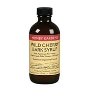 Apitherapy Honey Wild Cherry Syrup Honey Gardens 4 oz Liquid