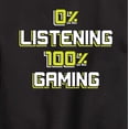 thumbnail image 3 of Instant Message - One Hundred Percent Gaming - Toddler & Youth Crewneck Fleece Sweatshirt, 3 of 6