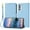 Light Blue, variant on Phone Case for Motorola Moto G52/G82 PU Lether Litch Pattern Flip Folio Card Slots Holder Wallet