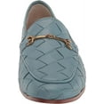 thumbnail image 2 of Sam Edelman Loraine Woven Aspen Sky Leather Classic Chain Detail Vamp Loafers (Aspen Sky Woven, 9.5), 2 of 5