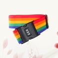 thumbnail image 4 of 2PCS 2M Adjustable Luggage Straps Safety Suitcase Belts Travel Bag Accessories with Combination Lock (Colorful), 4 of 9