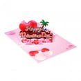 thumbnail image 4 of AMLESO Valentine's Day Card 3D Greeting Card for Fathers Day Wedding Friends Lovers pink, 4 of 8