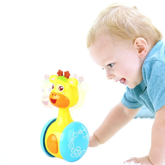 Muñeco vaso, juguete para bebé, campana suave, música, educación, juguete de aprendizaje, regalo, campana para bebé, juguete para bebé