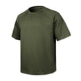 thumbnail image 3 of FRSASU Men's Solid Waffle T-Shirts Short Sleeve Casual Crew Neck Shirt Summer Plain Pullover Tee Tops Army Green, 3 of 4