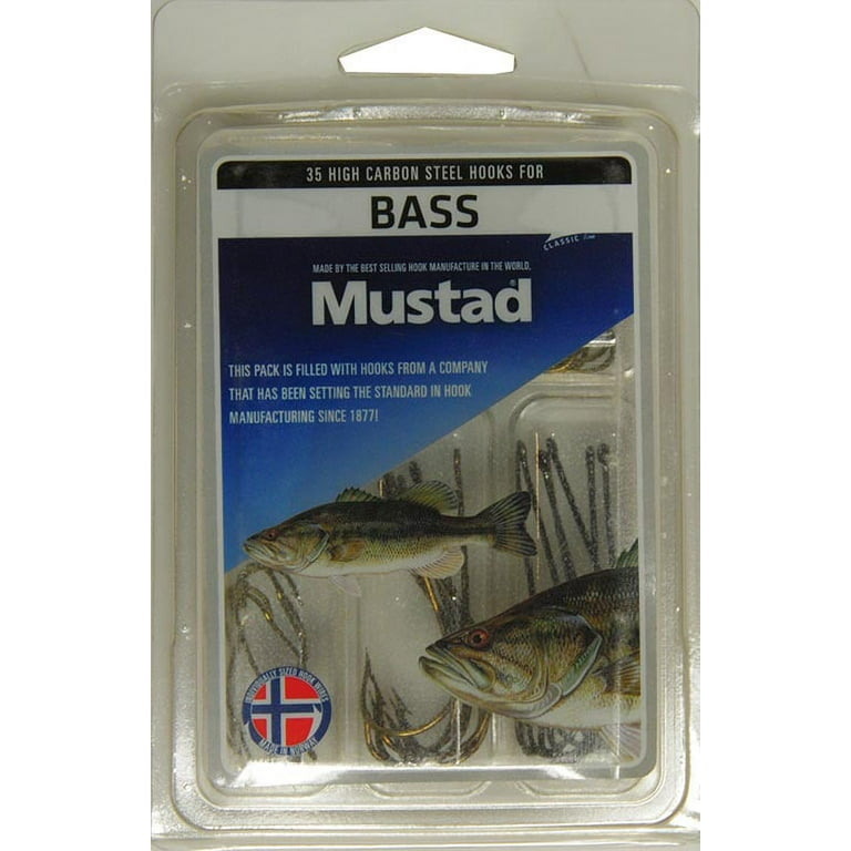 Mustad Assorted Bass Hook Kit - Asstd 35pc