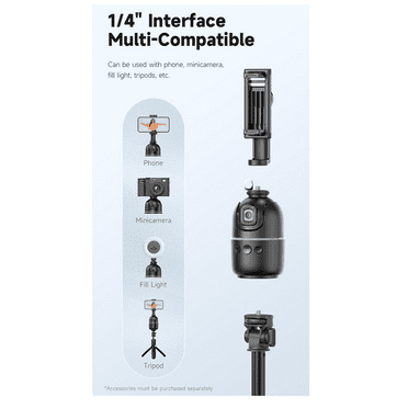 NEW P03 Pro 360 Rotation Gimbal Stabilizer AI Following Face Tracking Desktop Gimbal PTZ for Smartphone Live