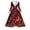 Wine1, variant on Womens Celestial Dress Moon Star Print V Neck Long Sleeve Fuzzy Neckline Fitted Waist Flared Maxi Hem Evening Gown