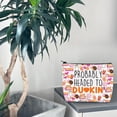 thumbnail image 3 of Bolsa de maquillaje WCGXKO Probablemente Headed Donut Lover Coffee Bag, 3 of 6