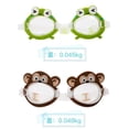 thumbnail image 5 of eapsneg Kids Swim Goggles Pink Cartoon Crab Anti Fog Sport Goggles, 3 Piece, 5 of 7