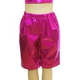 thumbnail image 2 of oqasdz Girls Shorts Metallic Sequins Dance Outfits Shiny Hot Athletic Performace Loose Straight Leg Shorts Size 12 Y-13 Y, 2 of 5