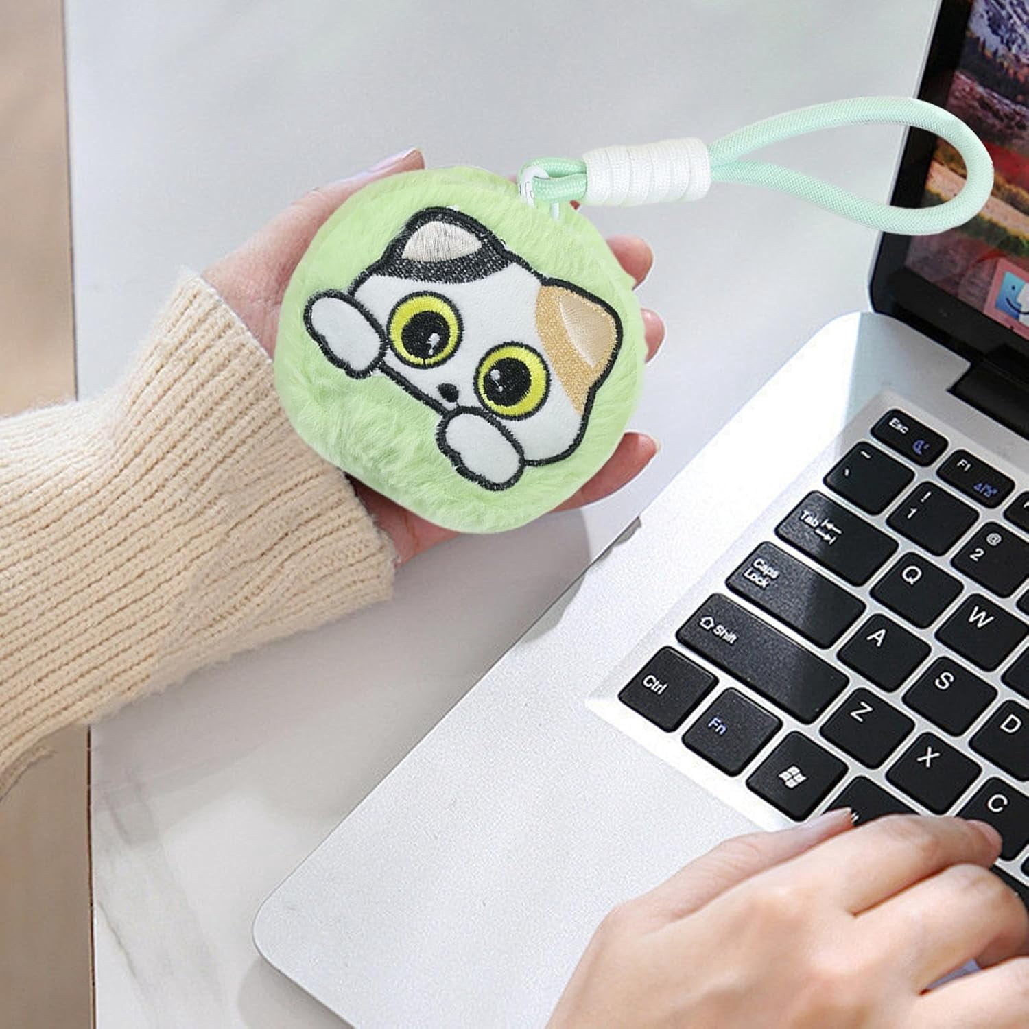 Hand Warmers Rechargeable - Cartoon Electric Hand Warmer, 1000/2000 Mah Ultra Slim Fits Pocket Gloves | USB C Pocket Heater for Women, Outdoor, Office, Commute for Christmas,Winter