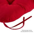 thumbnail image 4 of Sunbrella 20 x 20 in. Canvas Jockey Red Outdoor Tufted Dining Seat Cushion by Greendale Home Fashions, 4 of 9
