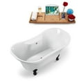 thumbnail image 2 of 68" Streamline N901BL-GLD Clawfoot Tub and Tray With External Drain, 2 of 7