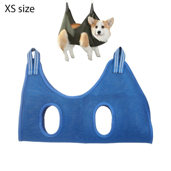 Pet Grooming Hammock for Cats & Dogs, Breathable Mesh Hanging Harness for Nail Trimming, Bathing, Ear Cleaning, Secure Suspension Sling for Small to Medium Pets