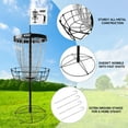 thumbnail image 6 of GSE Games & Sports Expert Professional Portable 24-Chain Disc Golf Targets Basket, PRO Disc Golf Practice Goal Baskets(Black), 6 of 6