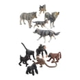 thumbnail image 1 of Wolf Animal Model Animal Zoo Farm Model Toy Para Educación+Juego De 6 Piezas De De Chimpancé Realistas Para A Partir De 3 Años CUTICAT none, 1 of 8