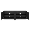thumbnail image 4 of Bourne Rectangular Fluted TV Stand for TV's up to 75" in Black Grain, 4 of 4