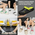 thumbnail image 6 of Cyiecw Unisex Garden Clogs Shoes Womens Mens Sandals Breathable Anti-Slip Beach Slippers Outdoor Pool Quick Dry Casual Sandals, 6 of 7