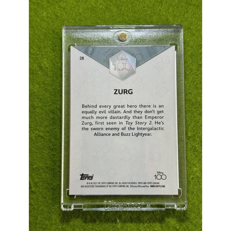 ZURG Disney 100 PINK REFRACTOR #/399 Toy Story 2 CARD 2023 Topps
