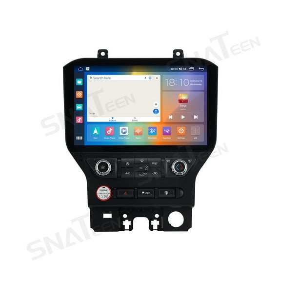 SNATEEN 11.5 inch Touch Screen Car Radio for Ford Mustang 2013-2018 GPS Navigation Multimedia Video DVD Carplay Stereo Receiver Head Unit
