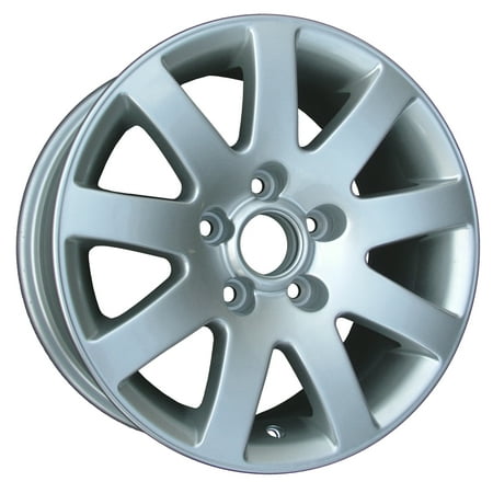 - 2001-2005 Volkswagen Passat 15x7 Aluminum Alloy Wheel, Rim Sparkle Silver Full Face Painted - 69770