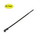 thumbnail image 1 of Correas de cable ajustables Uxcell de 6 pulgadas, correa de alambre de nylon negra, 50 piezas, 1 of 5