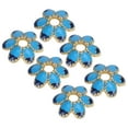 thumbnail image 1 of Flower Bead , 30pcs Bead  Assemblable Bracelet Making Accessory Alloy Bead  Durable Exquisite  For Gift, 1 of 8