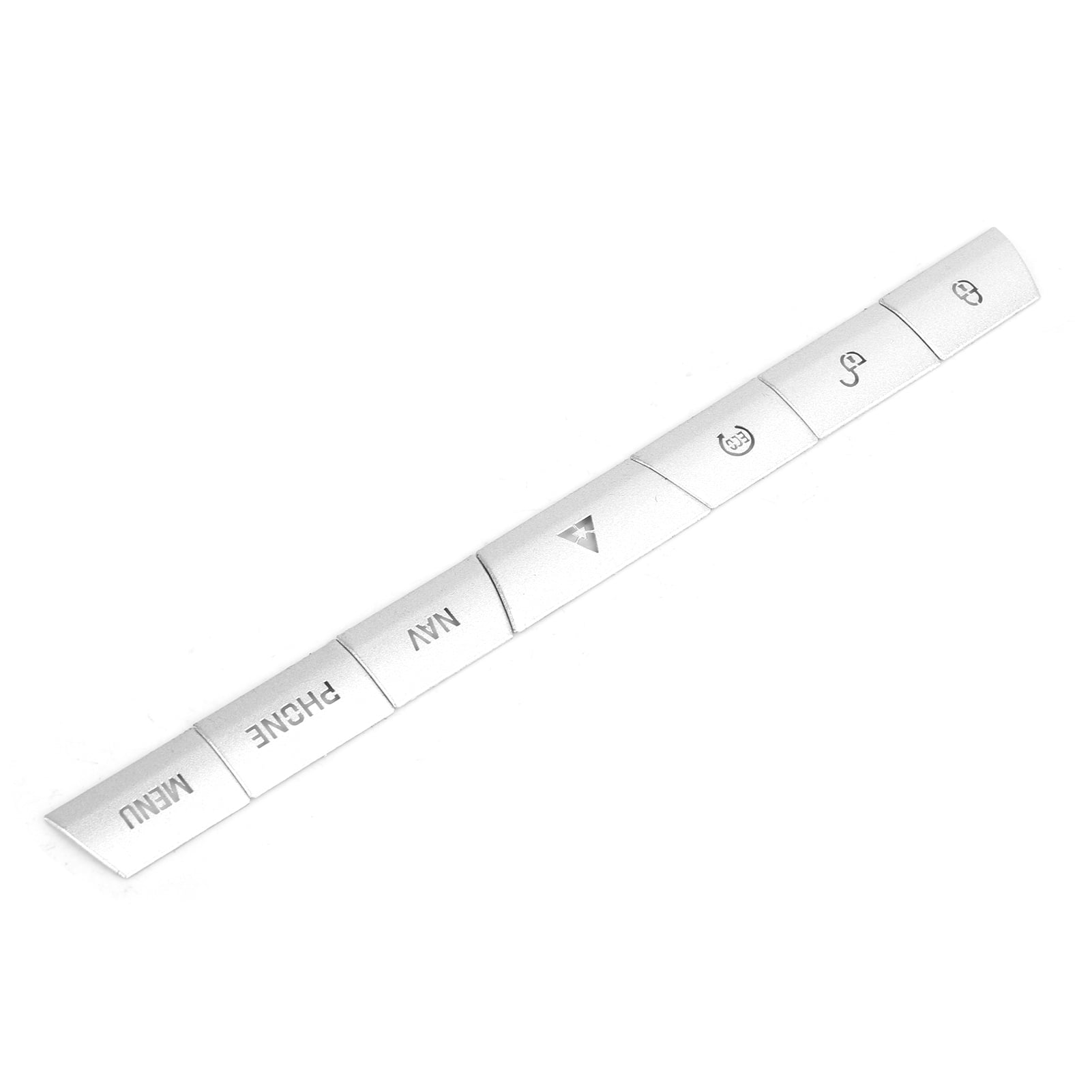 Bouton Multimédia Trim, 7pcs Panneau Multimédia Bouton Voiture Garniture Intérieure Console Bouton Trim Ultra Réactif