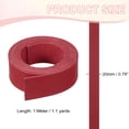 thumbnail image 2 of Uxcell Flat Suede Leather Lace, Faux Leather Strap Leather String Cord DIY Supplies Red, 2 of 7