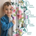 thumbnail image 3 of Blackout Kids Curtains,Pioneer Flower Floral Print Pattern Childrens Insulated Curtains Set Of 2,Bedroom Essentials,Toddler Room Decor 42"x84", 3 of 5