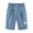 A-Blue533, variant on Printed Knee Length Shorts for Women Drawstring Elastic Waist Outdoor Bermudas
