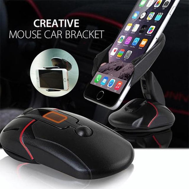 Accesorios Para Coches Auto Parts Products Universal Folding Windshield Vehicle Support 360 Degree Rotation Mouse Shape Mobile Phone Support