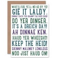 thumbnail image 1 of Scottish Sayings Phrases Scots Fun Scotland Greeting Card Plus Envelope Blank inside, 1 of 3