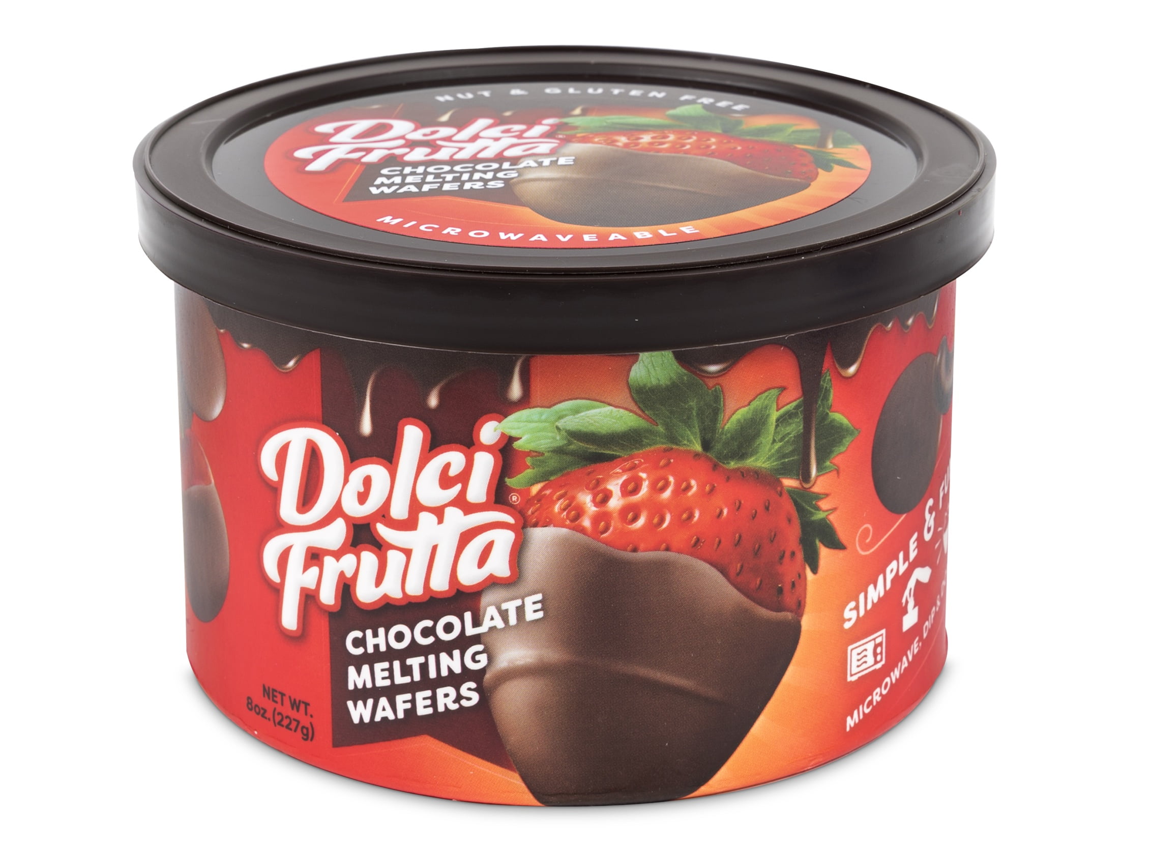 Dolci Frutta Chocolate Melting Wafers, 8 oz